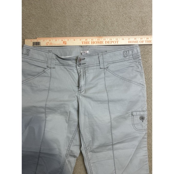Sitwell Anthropologie‎ Cargo Capris Hiking Beige Pants Women's Sz 14 Camping - Picture 3 of 8